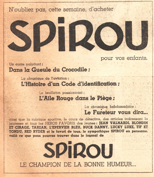 Moustique pub Spirou 1149 01-02-48