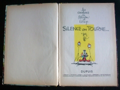 Seconde page titre de "Blondin et Cirage" Silence on tourne (1956)
