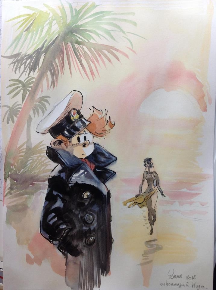 Hommage à Hugo Pratt par Yoann