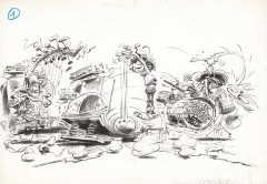 Gaston Lagaffe - Moon Module Mecs