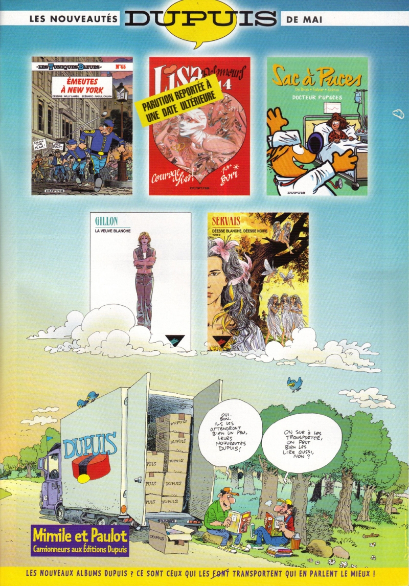 3344 du 15 mai 2002 Nouveautés Dupuis Lisa Desamoursbis