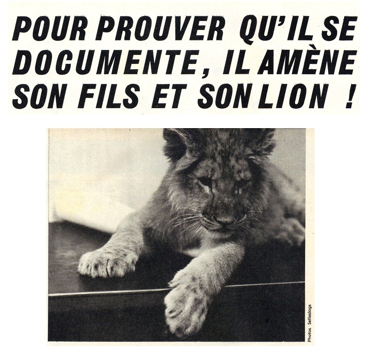 1523 du 22 juin 1967 lion recomposé 1