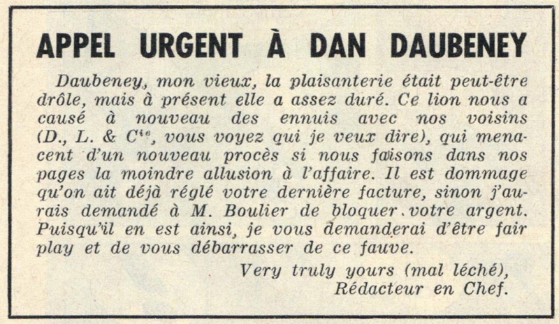 1525 du 6 juillet 1967 lion recomposé 11