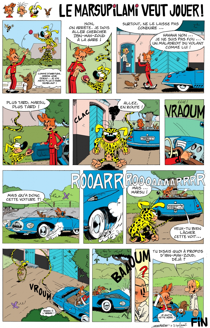 Le marsupilami veut jouer