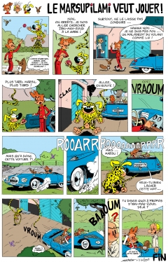 Le marsupilami veut jouer
