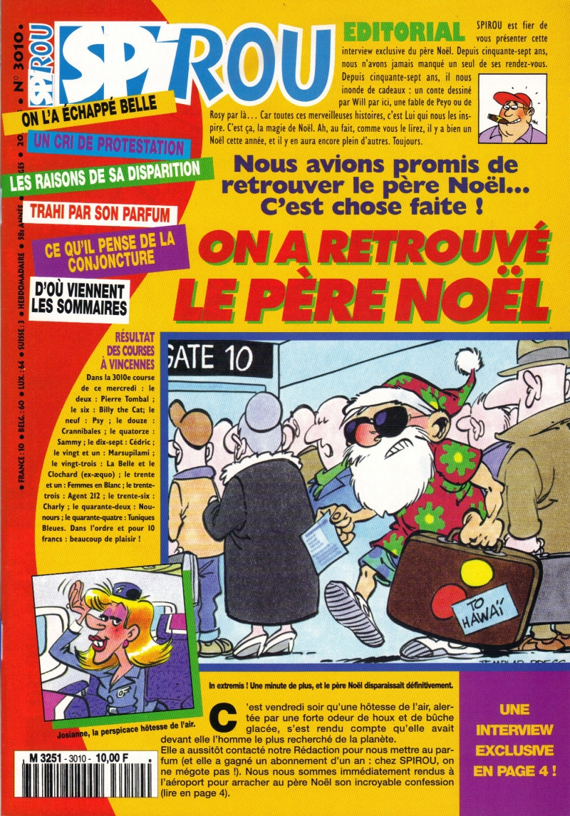 3010 du 20 décembre 1995 le pere noel a disparu 10bis