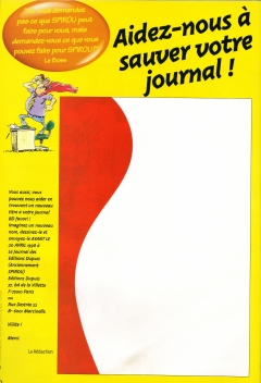 3129 du 1er avril 1998 animation Spirou ne sera plus jamais Spirou 7
