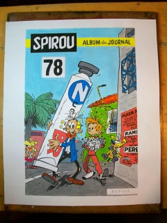 Ma recréation de l'Album Spirou 78