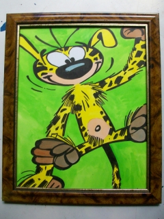 Marsupilami en vert