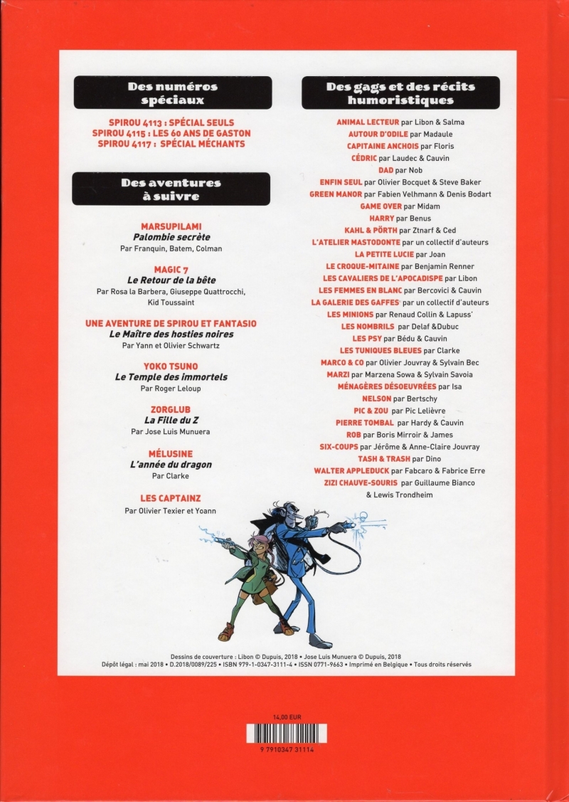 Album Spirou 350 2ep