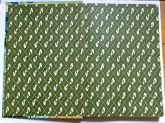 Pages de garde ETB vert foncé PB