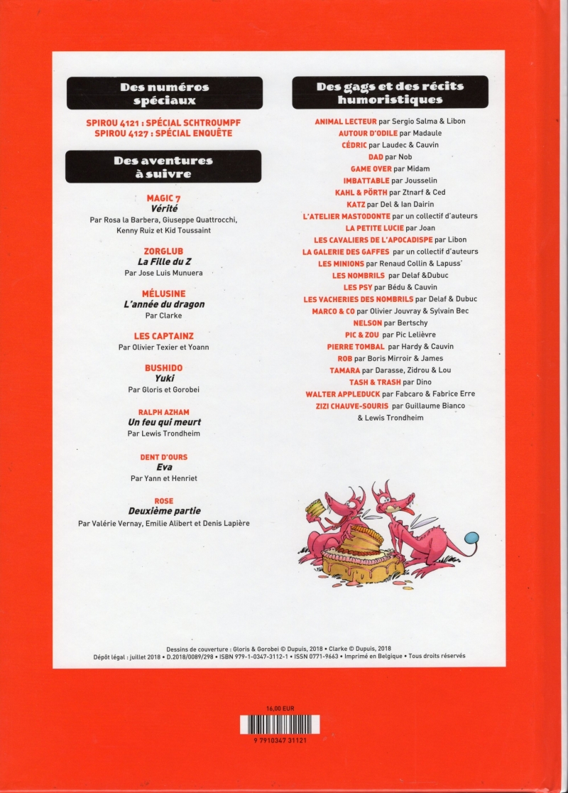 Album Spirou 351 2ep