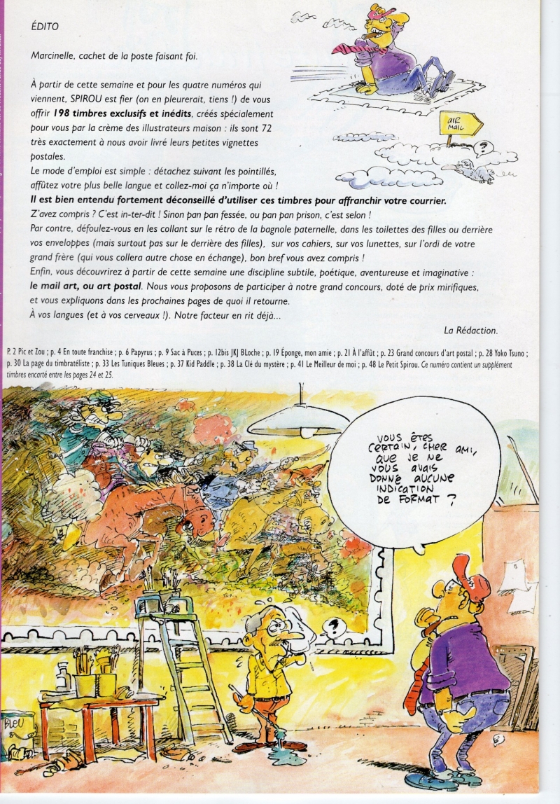 Timbres Spirou  3279 e