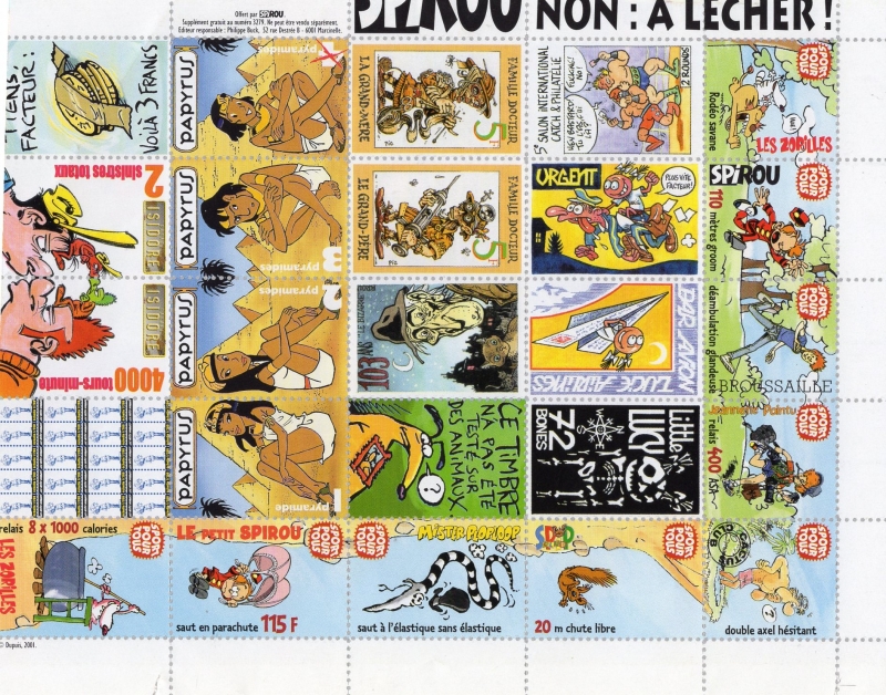 Timbres Spirou  3279b