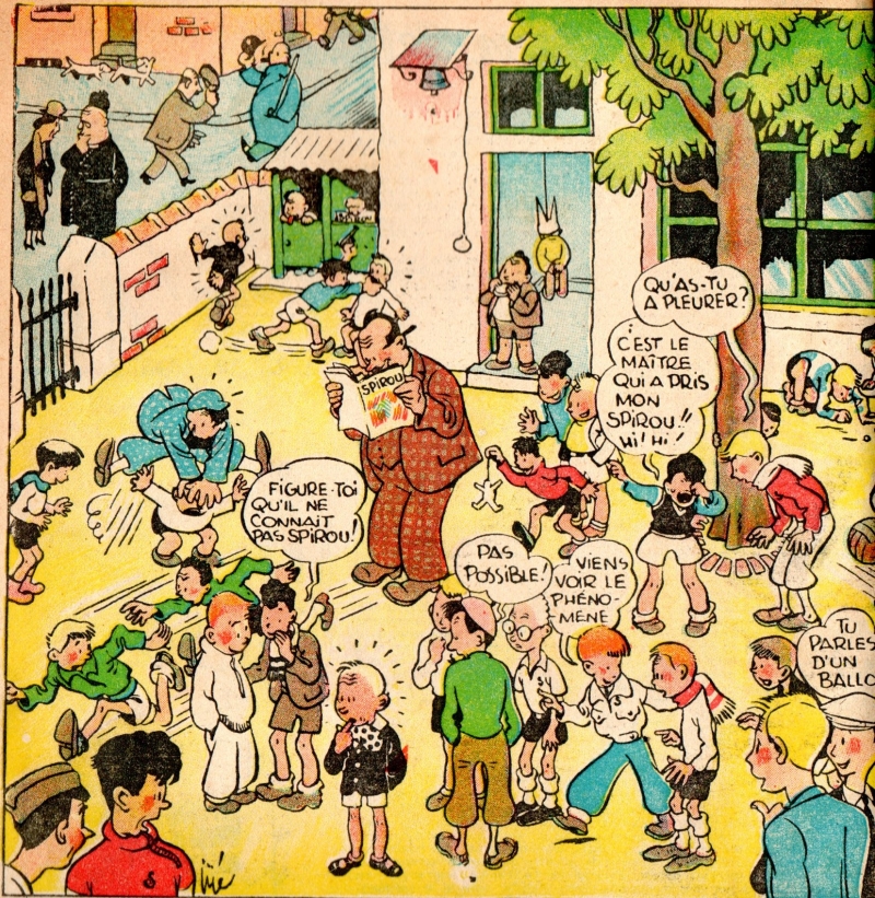 Sans Spirou, la honte