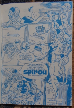 Album Natacha 1 pub Spirou