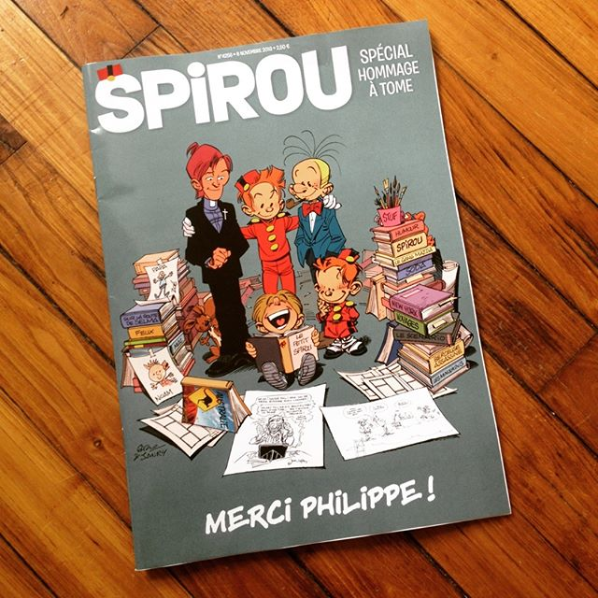 Screenshot 2019-10-29 Vehlmann sur Instagram Et cette semaine dans #SpirouMagazine, un bel hommage à #PhilippeTome (avec en[...](1)