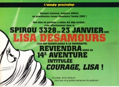 3324 du 26 décembre 2001 Lisa Desamours revient-1